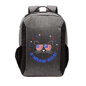 Funny Memorial Day July 4th Cat Ameowrica Day Funny Gift Vector Backpack