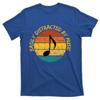 Funny Music Easily Distracted By Music Musician Music Lover T-Shirt