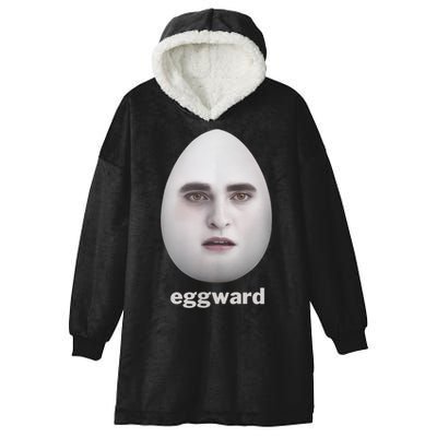 funny meme eggward Hooded Wearable Blanket
