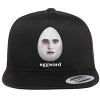 funny meme eggward Flat Bill Trucker Hat