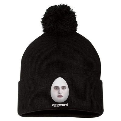 funny meme eggward Pom Pom 12in Knit Beanie