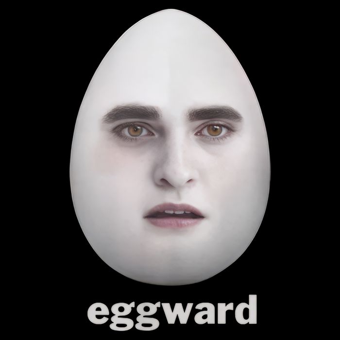 funny meme eggward Cropped Pullover Crew