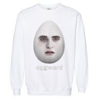 funny meme eggward Garment-Dyed Sweatshirt