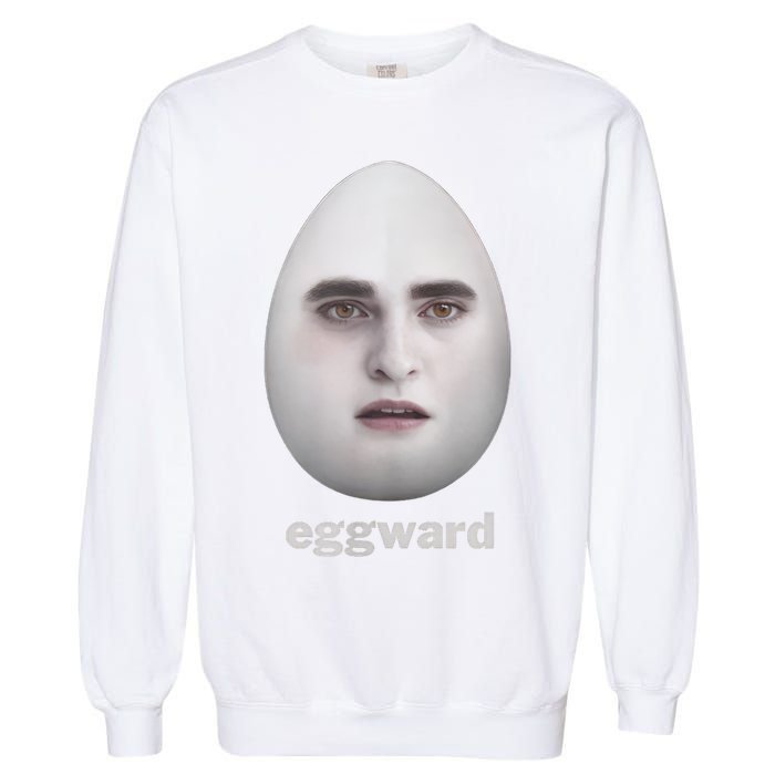 funny meme eggward Garment-Dyed Sweatshirt