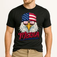 Funny Merica Eagle USA American Flag Cooling Performance Crew T-Shirt