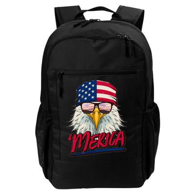 Funny Merica Eagle USA American Flag Backpack
