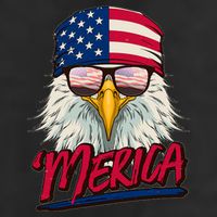 Funny Merica Eagle USA American Flag Adult Drive Performance Visor