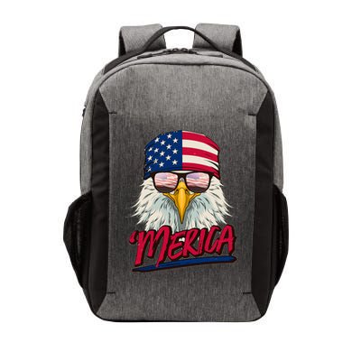 Funny Merica Eagle USA American Flag Vector Backpack