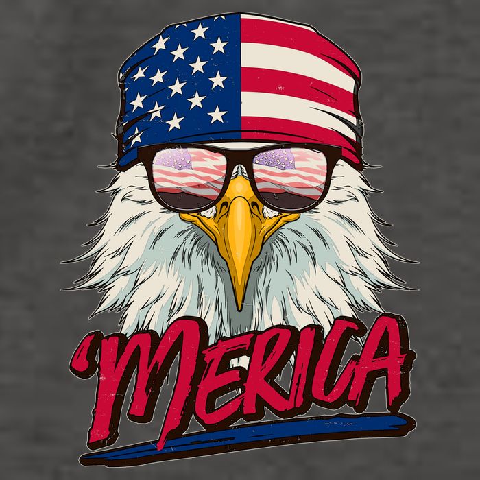Funny Merica Eagle USA American Flag Vector Backpack