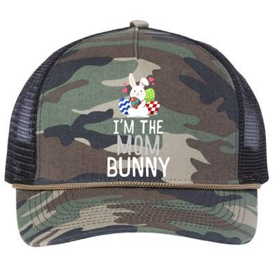 Family Matching Easter Outfit Easter Bunny Gift Mom Gift Retro Rope Trucker Hat Cap