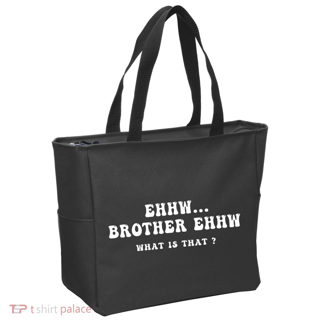 Funny Meme Ew Brother Ew What Is That Zip Tote Bag
