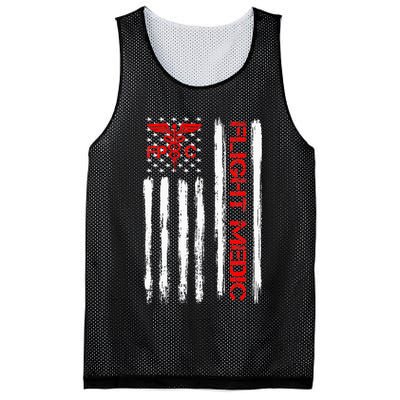Flight Medic EMS EMT Nurse Paramedic US American Flag Gift Mesh Reversible Basketball Jersey Tank