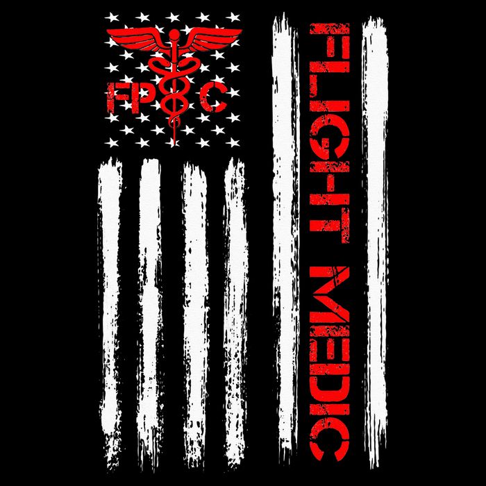 Flight Medic EMS EMT Nurse Paramedic US American Flag Gift Tank Top