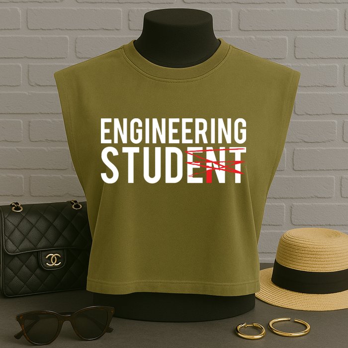Future Mechanical Engineer Engineering Student Gift Garment-Dyed Women's Muscle Tee