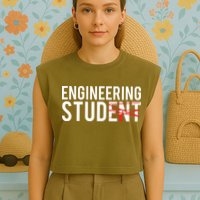 Future Mechanical Engineer Engineering Student Gift Garment-Dyed Women's Muscle Tee