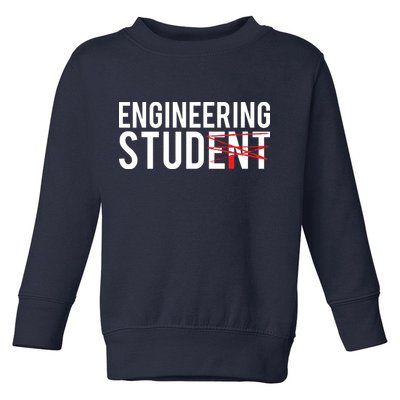 Future Mechanical Engineer Engineering Student Gift Toddler Sweatshirt