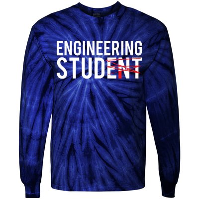 Future Mechanical Engineer Engineering Student Gift Tie-Dye Long Sleeve Shirt
