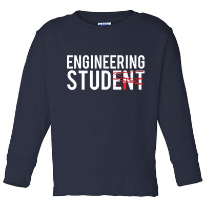 Future Mechanical Engineer Engineering Student Gift Toddler Long Sleeve Shirt