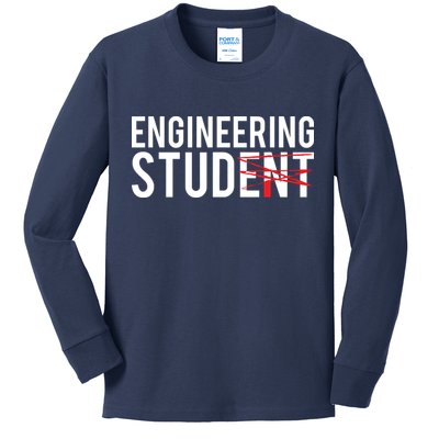 Future Mechanical Engineer Engineering Student Gift Kids Long Sleeve Shirt