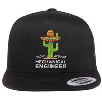 Funny Mechanical Engineer Engineering Flat Bill Trucker Hat