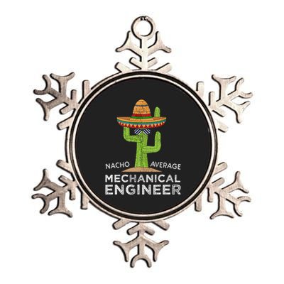 Funny Mechanical Engineer Engineering Metallic Star Ornament