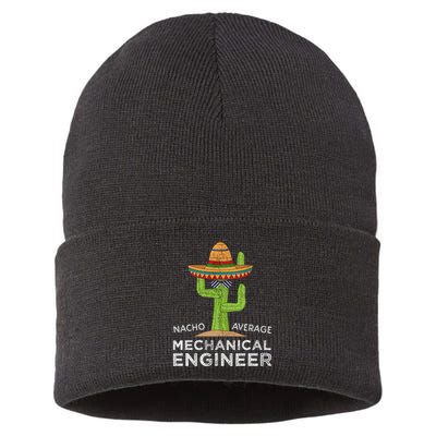 Funny Mechanical Engineer Engineering Sustainable Knit Beanie