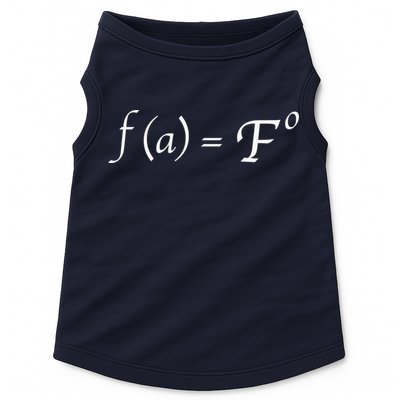 FAFO Math Equation Doggie Tank