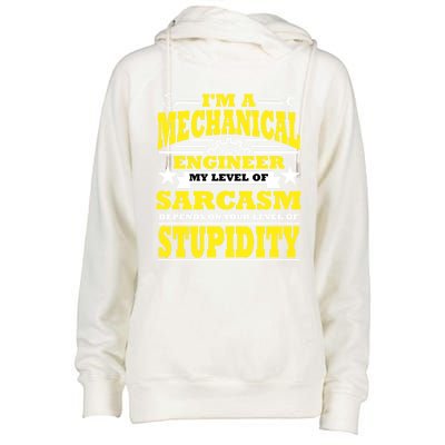 Funny Mechanical Engineer Engineering Major Student Gift Cool Gift Womens Funnel Neck Pullover Hood