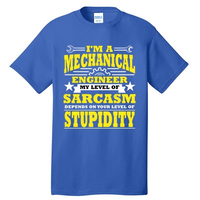 Funny Mechanical Engineer Engineering Major Student Gift Cool Gift Tall T-Shirt