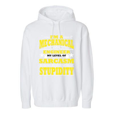 Funny Mechanical Engineer Engineering Major Student Gift Cool Gift Garment-Dyed Fleece Hoodie