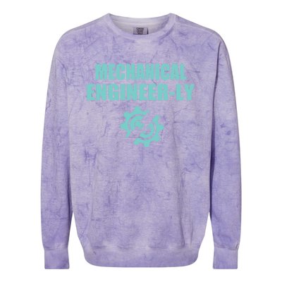 Funny Mechanical Engineer Student Nearly Engineer Major Pun Gift Colorblast Crewneck Sweatshirt