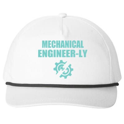 Funny Mechanical Engineer Student Nearly Engineer Major Pun Gift Snapback Five-Panel Rope Hat