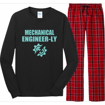 Funny Mechanical Engineer Student Nearly Engineer Major Pun Gift Long Sleeve Pajama Set