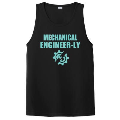 Funny Mechanical Engineer Student Nearly Engineer Major Pun Gift PosiCharge Competitor Tank