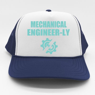 Funny Mechanical Engineer Student Nearly Engineer Major Pun Gift Trucker Hat