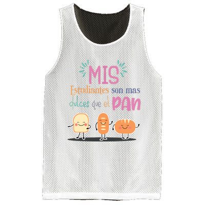 Funny Maestra Espanol Spanish Teacher Mesh Reversible Basketball Jersey Tank