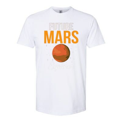 Future Mars Explorer Space Planet Sayings Softstyle® CVC T-Shirt