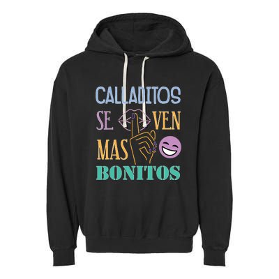 Funny Maestra Espanol Spanish Teacher Garment-Dyed Fleece Hoodie