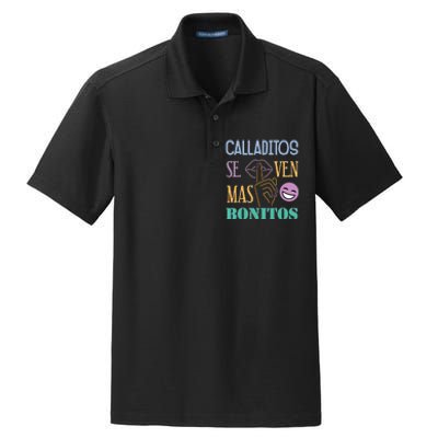 Funny Maestra Espanol Spanish Teacher Dry Zone Grid Polo