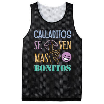 Funny Maestra Espanol Spanish Teacher Mesh Reversible Basketball Jersey Tank