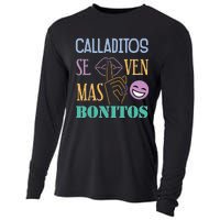 Funny Maestra Espanol Spanish Teacher Cooling Performance Long Sleeve Crew