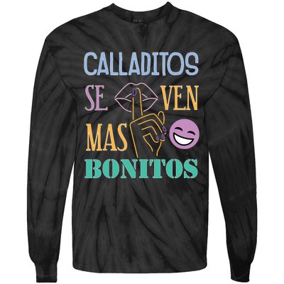 Funny Maestra Espanol Spanish Teacher Tie-Dye Long Sleeve Shirt