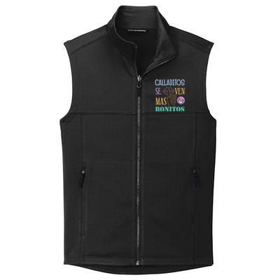 Funny Maestra Espanol Spanish Teacher Collective Smooth Fleece Vest