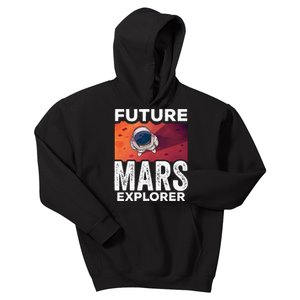 Future Mars Explorer Sayings Planet Space Kids Hoodie