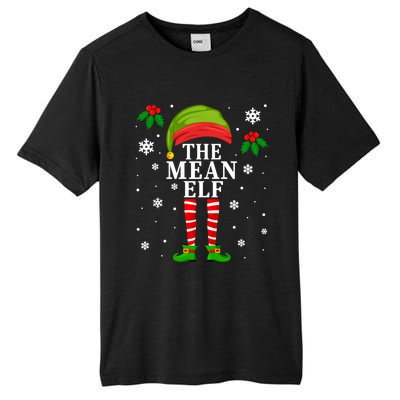 Funny Mean Elf Family Matching Christmas Meaningful Gift Tall Fusion ChromaSoft Performance T-Shirt