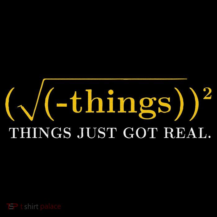 Funny Math Equation Things Just Got Real Saying Sweatshirt