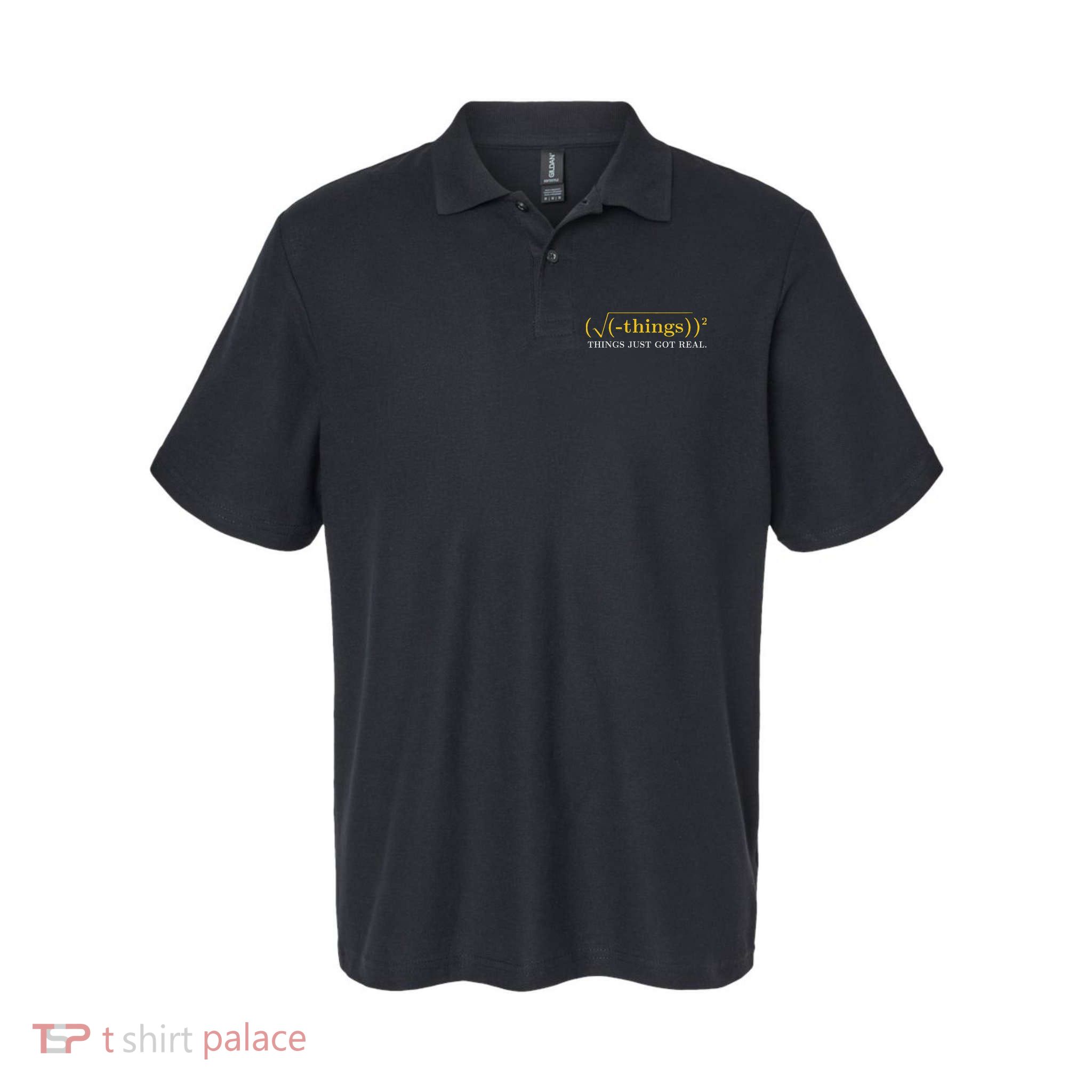 Funny Math Equation Things Just Got Real Saying Polo