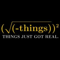 Funny Math Equation Things Just Got Real Saying 16 in Basic Backpack
