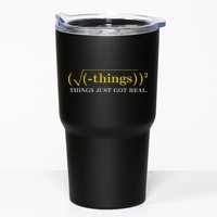 Funny Math Equation Things Just Got Real Saying Tumbler