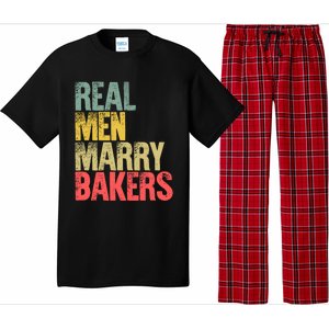 Funny Marriage Funny Gift Real Marry Bakers Groom Funny Gift Pajama Set